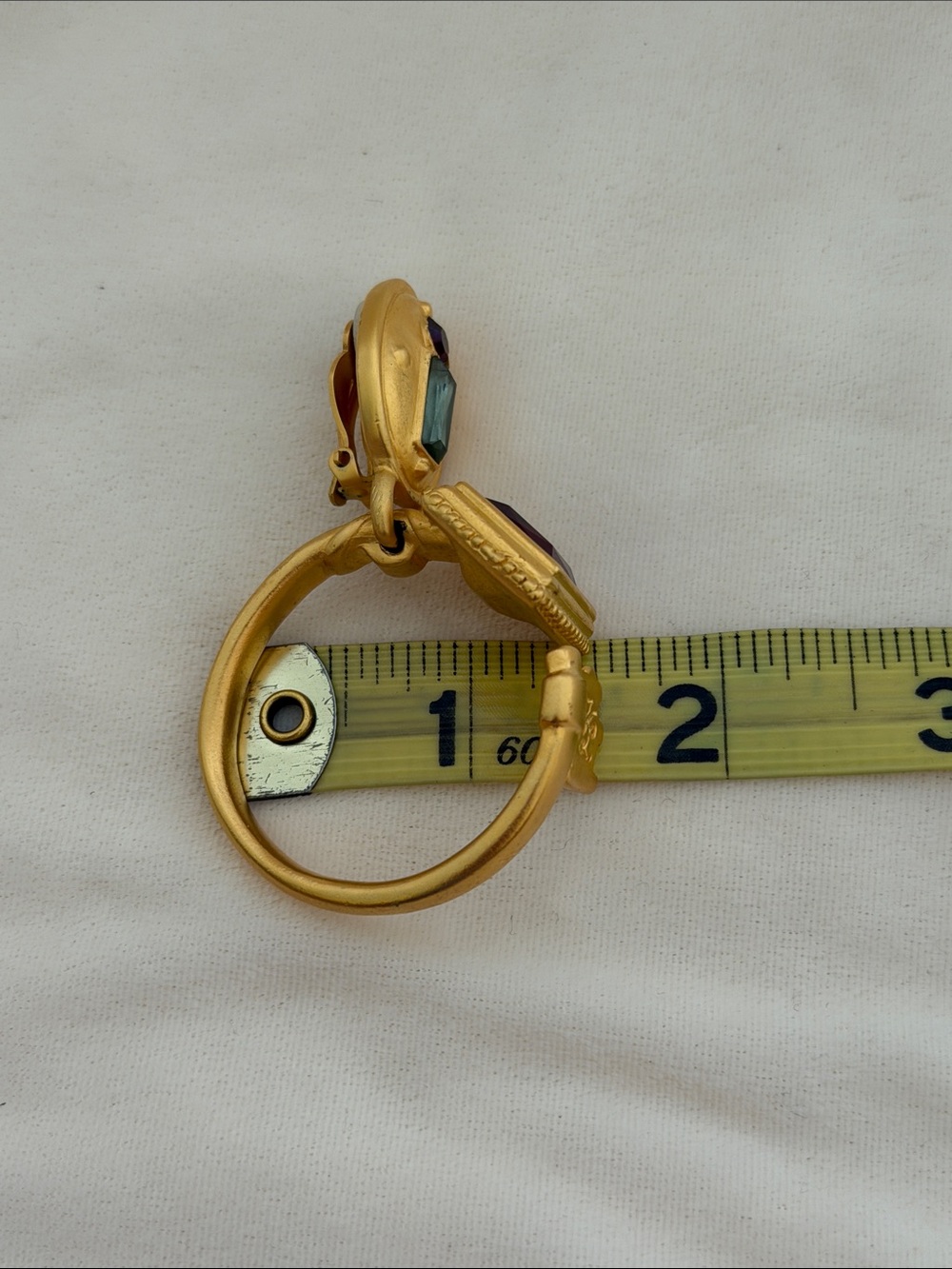 Karl Lagerfeld Vintage Clip Earrings - Picture 6 of 6